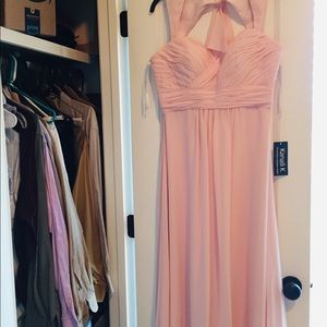 Blush pink formal gown